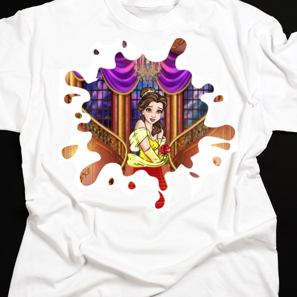 Bell Splash- HTV Iron on Ready to Press Transfer Sheet-SHIRT NOT INCLUDED - Picture 1 of 4